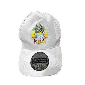Bluey Character White Snapback Baseball Cap Berkshire Official Merchandise